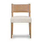 Featuring Ferris Dining Chair - Winchester Beige by Four Hands at Amethyst Home. This Ferris dining chair is comfortable enough for long dinner parties.  Super chic seating with an attractive back!  Did we mention it's performance fabric?
Overall Dimensions: 20"W x 21.75"L x 32"HColors: Winchester Beige, Burnished Parawood, Thames CreamMaterials: Top Grain L.  Amethyst Home provides interior design, new home construction design consulting, vintage area rugs, and lighting in the Houston metro area.