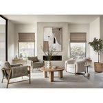 Featuring Harrison Chair - Villa Olive by Four Hands at Amethyst Home. Details make this Harrison Chair - Villa Olive. With plush cotton-blend upholstery that wraps each arm, faux toggles add an element of interest to luxuriously comfortable mid-century-inspired seating in a light olive hue, with softly sculpted parawood framing carrying out a beautifully .  Amethyst Home provides interior design, new home construction design consulting, vintage area rugs, and lighting in the Nashville metro area.