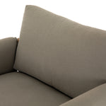 Featuring Harrison Chair - Villa Olive by Four Hands at Amethyst Home. Details make this Harrison Chair - Villa Olive. With plush cotton-blend upholstery that wraps each arm, faux toggles add an element of interest to luxuriously comfortable mid-century-inspired seating in a light olive hue, with softly sculpted parawood framing carrying out a beautifu.  Amethyst Home provides interior design, new home construction design consulting, vintage area rugs, and lighting in the Newport Beach metro area.