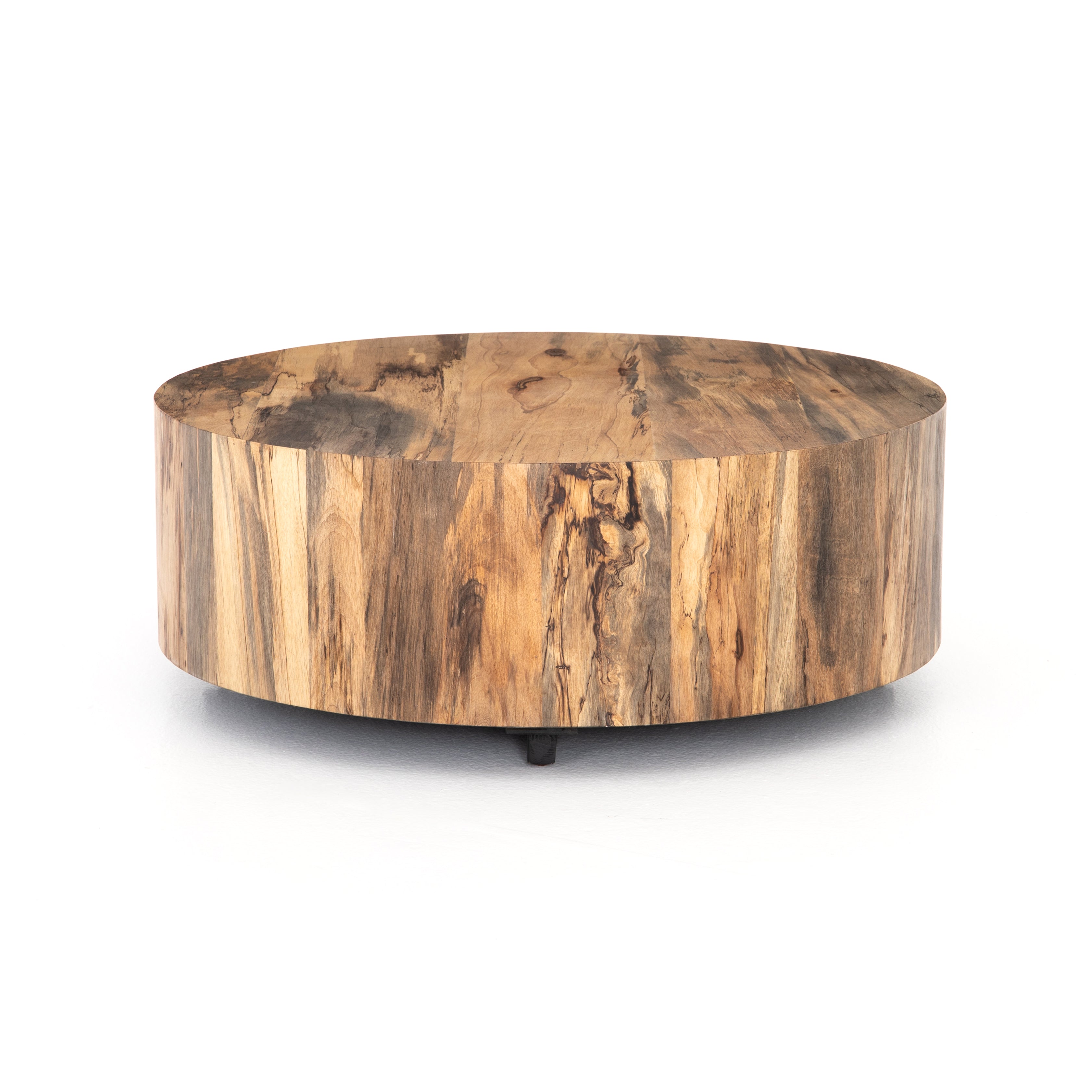 Featuring Hudson Coffee Table - Spalted Primavera by Four Hands at Amethyst Home. Stunning forces of nature are captured in the Hudson Spalted Primavera Coffee Table. We love how the spalted primavera wood is hand-shaped into a cylindrical silhouette. Reflective of woods' natural character, a slight color variance is possible. 
Overall Dimensions: 40"W .  Amethyst Home provides interior design, new home construction design consulting, vintage area rugs, and lighting in the Laguna Beach metro area.