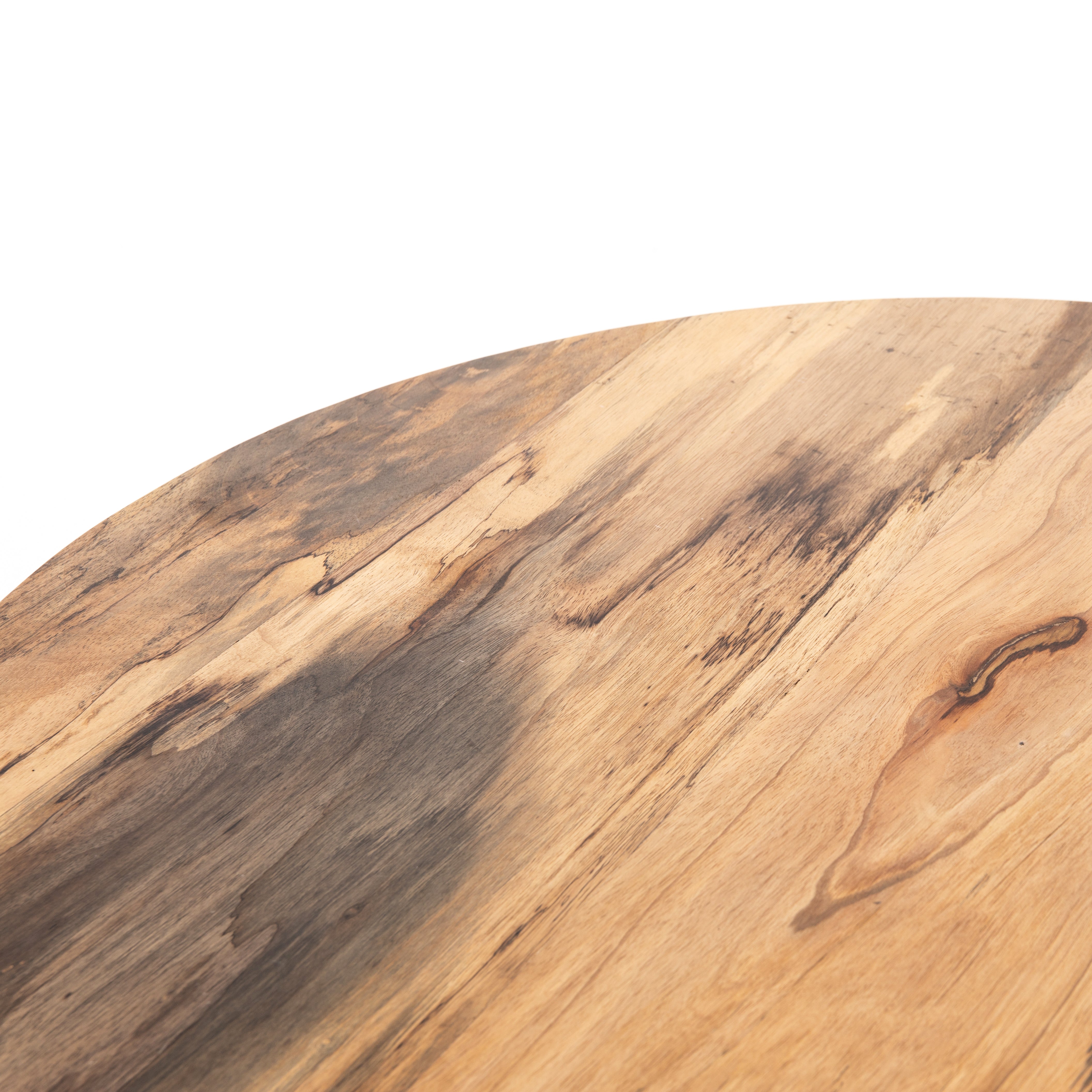 Featuring Hudson Coffee Table - Spalted Primavera by Four Hands at Amethyst Home. Stunning forces of nature are captured in the Hudson Spalted Primavera Coffee Table. We love how the spalted primavera wood is hand-shaped into a cylindrical silhouette. Reflective of woods' natural character, a slight color variance is possible. 
Overall Dimensions: 40"W x 40".  Amethyst Home provides interior design, new home construction design consulting, vintage area rugs, and lighting in the Houston metro area.
