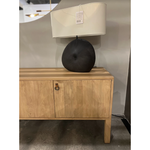 Featuring Isador Media Console - Dry Wash Poplar by Four Hands at Amethyst Home. This Isador Media Console - Dry Wash Poplar is clean, bright and dreamy. Solid dry-washed poplar forms a clean-lined media console with dovetail joinery plus iron and leather hardware, for a fresh look to any living room.
Ample shelving + rear cut outs for cord management bring. Amethyst Home provides interior design, new home construction design consulting, vintage area rugs, and lighting in the San Diego metro area.