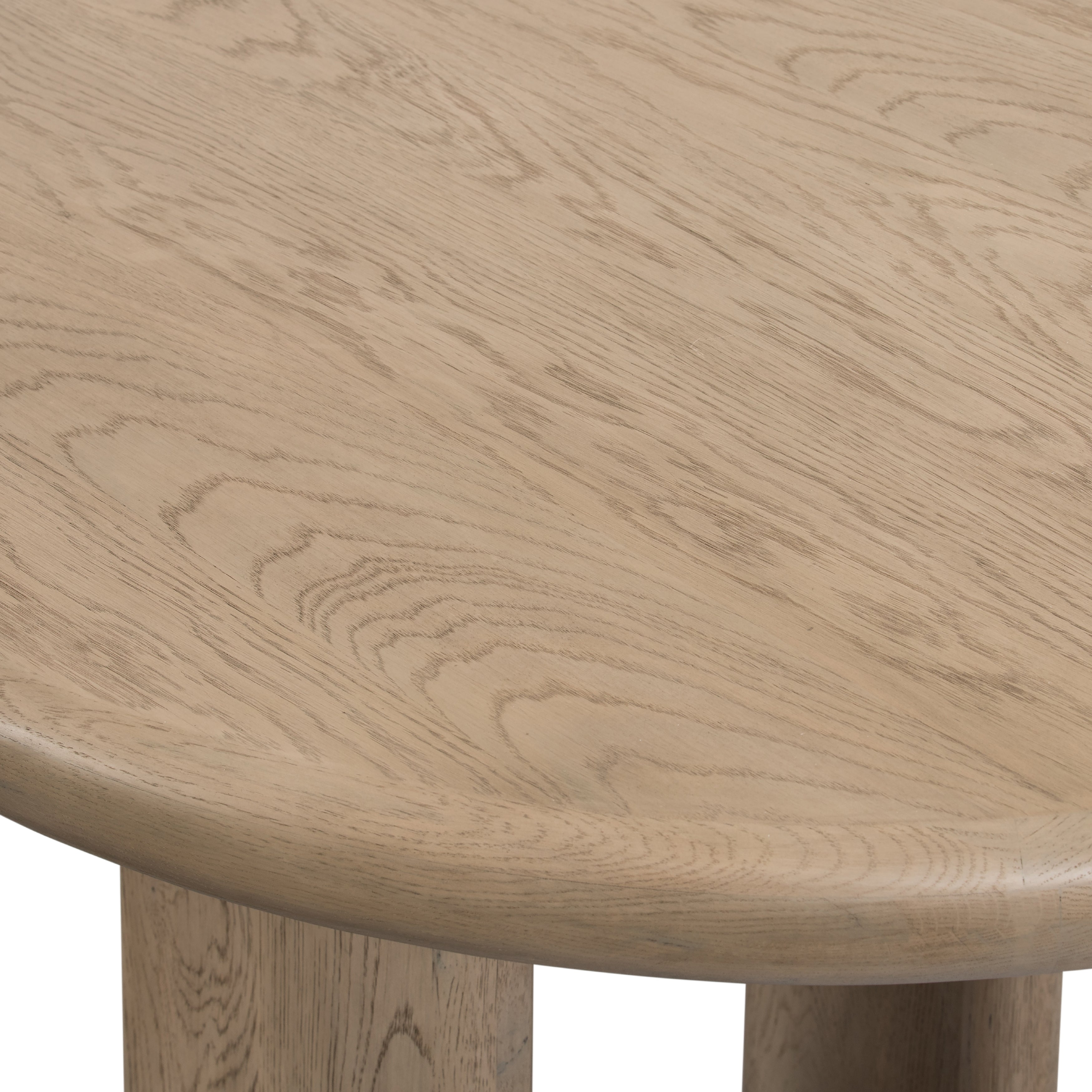 Featuring Jaylen Extension Dining Table - Yucca Oak by Four Hands at Amethyst Home. The rounded edges of this Jaylen Extension Dining Table - Yucca Oak are so dreamy. Made from solid oak with an oak veneer, this both a kid friendly and beautiful table to add to any dining room or kitchen area! The extension piece is self-storing and allows entertainment pe.  Amethyst Home provides interior design, new home construction design consulting, vintage area rugs, and lighting in the Nashville metro area.