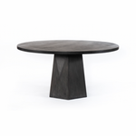 Featuring Kesling Dining Table by Four Hands at Amethyst Home. Made from Solid Mango wood, this Kesling Dining Table brings an organic modern feel to any dining room or living room. 
Overall Dimensions: 60"W x 60"L x 30"H
Colors: Coal On MangoMaterials: Solid MangoWeight: 166.01 lbVolume: 25.07 cu ftClearance from Floor: 28.50"Overhang: 21"Tabletop Thickness:.  Amethyst Home provides interior design, new home construction design consulting, vintage area rugs, and lighting in the Austin metro area.
