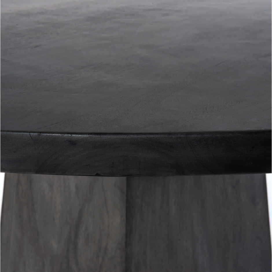 Featuring Kesling Dining Table by Four Hands at Amethyst Home. Made from Solid Mango wood, this Kesling Dining Table brings an organic modern feel to any dining room or living room. 
Overall Dimensions: 60"W x 60"L x 30"H
Colors: Coal On MangoMaterials: Solid MangoWeight: 166.01 lbVolume: 25.07 cu ftClearance from Floor: 28.50"Overhang: 21"Tabletop Thickn.  Amethyst Home provides interior design, new home construction design consulting, vintage area rugs, and lighting in the Alpharetta metro area.