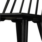 Featuring Lewis Windsor Bar + Counter Stool - Black Oak by Four Hands at Amethyst Home. A clean, modern take on the traditional Windsor. This tall and beautiful Windsor Bar Stool is wire-brushed to highlight the cathedral grain of black oak.
Bar Stool Overall Dimensions: 18.25"W x 20.25"L x 44.25"HSeat Depth: 16.50"Seat Height: 29"
Counter Stool Overal.  Amethyst Home provides interior design, new home construction design consulting, vintage area rugs, and lighting in the Newport Beach metro area.