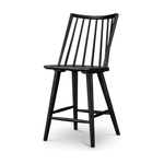 Featuring Lewis Windsor Bar + Counter Stool - Black Oak by Four Hands at Amethyst Home. A clean, modern take on the traditional Windsor. This tall and beautiful Windsor Bar Stool is wire-brushed to highlight the cathedral grain of black oak.
Bar Stool Overall Dimensions: 18.25"W x 20.25"L x 44.25"HSeat Depth: 16.50"Seat Height: 29"
Counter Stool Overall Dimens.  Amethyst Home provides interior design, new home construction design consulting, vintage area rugs, and lighting in the Tampa metro area.