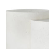 Featuring Meza Nesting Coffee Table - Textured White by Four Hands at Amethyst Home. Made from white-finished concrete with deep, textured pitting, this Meza Nesting Coffee Table - Textured White is sturdy and beautiful. Inspired by mid-century coral décor, this nesting coffee table features two tiers for a layered look with modernity.
Overall Dimensions: 43.  Amethyst Home provides interior design, new home construction design consulting, vintage area rugs, and lighting in the Houston metro area.
