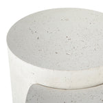 Featuring Meza Nesting Coffee Table - Textured White by Four Hands at Amethyst Home. Made from white-finished concrete with deep, textured pitting, this Meza Nesting Coffee Table - Textured White is sturdy and beautiful. Inspired by mid-century coral décor, this nesting coffee table features two tiers for a layered look with modernity.
Overall Dimensions: 43.7.  Amethyst Home provides interior design, new home construction design consulting, vintage area rugs, and lighting in the Omaha metro area.