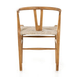 Featuring Muestra Dining Chair - Natural Teak by Four Hands at Amethyst Home. Modern curves redefine classic wishbone seating in this Muestra Dining Chair - Natural Teak. Vintage white all-weather wicker is woven for a dose of fresh texture against a neutral frame of natural teak. Cover or store indoors during inclement weather and when not in use.
Overal.  Amethyst Home provides interior design, new home construction design consulting, vintage area rugs, and lighting in the Scottsdale metro area.