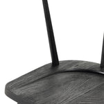 Featuring Naples Dining Chair - Black Oak by Four Hands at Amethyst Home. This Naples Dining Chair - Black Oak is a fresh twist on traditional Windsor-style seating is crafted from solid black-finished oak, for a look that’s always in style.
Overall Dimensions: 20.50"W x 21.50"L x 31.75"HColors: Black Oak, Black Oak VeneerMaterials: Solid Oak, Oak VeneerWeight.  Amethyst Home provides interior design, new home construction design consulting, vintage area rugs, and lighting in the Tampa metro area.