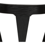 Featuring Ripley Black Oak Bar + Counter Stool by Four Hands at Amethyst Home. A fresh, bar-style take on mid-century Windsor seating is found in this Ripley Black Oak Bar + Counter Stool. Featuring a bowed, sculptural silhouette and soft black finish to highlight the natural grain of weathered oak.
Bar Overall Dimensions: 20.50"W x 20"L x 42.25"HSeat Depth.  Amethyst Home provides interior design, new home construction design consulting, vintage area rugs, and lighting in the Portland metro area.
