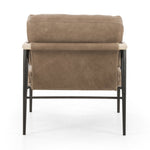 Featuring Rowen Chair - Palermo Drift by Four Hands at Amethyst Home. We love the slim, black steel frame of this Rowen Chair - Palermo Drift. Buttery, pronounced seating of tan top-grain leather with whitewashed ash accentuating angular arms make this an attractive seating choice for any living room, bedroom, or lounge area. 
Overall Dimensions: 27.50"W .  Amethyst Home provides interior design, new home construction design consulting, vintage area rugs, and lighting in the Washington metro area.