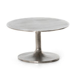 Featuring Simone Coffee Table - Antique Nickel by Four Hands at Amethyst Home. We love the oval shape of this Simone Coffee Table - Antique Nickel. The textural cast aluminum makes for a beautifully modern coffee table, with alluring highs and lows played up by a raw nickel finish.  Great indoors or out; cover or store indoors during inclement weather a.  Amethyst Home provides interior design, new home construction design consulting, vintage area rugs, and lighting in the Laguna Beach metro area.