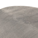 Featuring Simone Coffee Table - Antique Nickel by Four Hands at Amethyst Home. We love the oval shape of this Simone Coffee Table - Antique Nickel. The textural cast aluminum makes for a beautifully modern coffee table, with alluring highs and lows played up by a raw nickel finish.  Great indoors or out; cover or store indoors during inclement weather and .  Amethyst Home provides interior design, new home construction design consulting, vintage area rugs, and lighting in the Calabasas metro area.