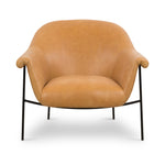 Featuring Suerte Chair - Palermo Butterscotch by Four Hands at Amethyst Home. With a curvy silhouette and classic rolled arms, this Suerte Chair - Palermo Butterscotch has butterscotch leather that lends a fresh feel to vintage-inspired accent seating. The airy iron cradle base brings a beautiful balance of scale to any living room or office!
Overall Dim.  Amethyst Home provides interior design, new home construction design consulting, vintage area rugs, and lighting in the Los Angeles metro area.