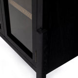 Featuring Tolle Cabinet - Drifted Matte Black by Four Hands at Amethyst Home. The original and signature two tone solid oak cabinet! Carefully crafted on stiletto legs, our clients enjoy its stunning wood grain look.
Overall Dimensions: 38"W x 19"L x 84"HColors: Antique Brass, Drifted Black, Drifted Oak SolidMaterials: Iron, Solid OakWeight: 185.3 lbVo.  Amethyst Home provides interior design, new home construction design consulting, vintage area rugs, and lighting in the Winter Garden metro area.