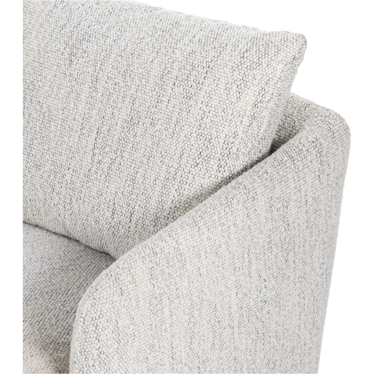 Featuring Whittaker Merino Cotton Swivel Chair by Four Hands at Amethyst Home. This Whittaker Swivel Chair - Merino Cotton is a comfortable classic. Atop a 360-degree swivel base, well-tailored cotton seating provides a beautifully simple place to perch in style, with feather-blend cushioning for total relaxation -- the perfect chair for a baby room, living ro.  Amethyst Home provides interior design, new home construction design consulting, vintage area rugs, and lighting in the Omaha metro area.