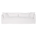 Featuring Havana Sofa Family by Cisco Brothers at Amethyst Home. This cozy Havana Sofa from Cisco Brothers is a wonderful addition to any room. The sofa features a gorgeous rounded frame with a slight taper to the front. This was instant swoon when we saw this at market. As shown slipcovered in Mariet White 100% linen fabric. 
Havana 72" Loveseat: 72"W x .  Amethyst Home provides interior design, new home construction design consulting, vintage area rugs, and lighting in the Des Moines metro area.