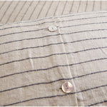 Blake Duvet Collection Flax/Midnight - Amethyst Home