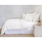 Blake Duvet Collection Cream/Gray - Amethyst Home