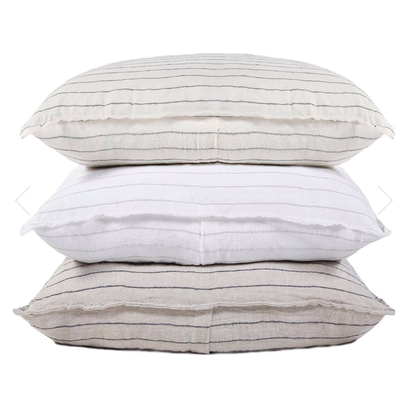 Blake Duvet Collection White/Ocean - Amethyst Home