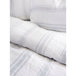 Jackson  Duvet Collection White/Ocean - Amethyst Home