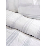 Jackson  Duvet Collection White/Ocean - Amethyst Home