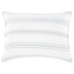 Jackson  Duvet Collection White/Ocean - Amethyst Home