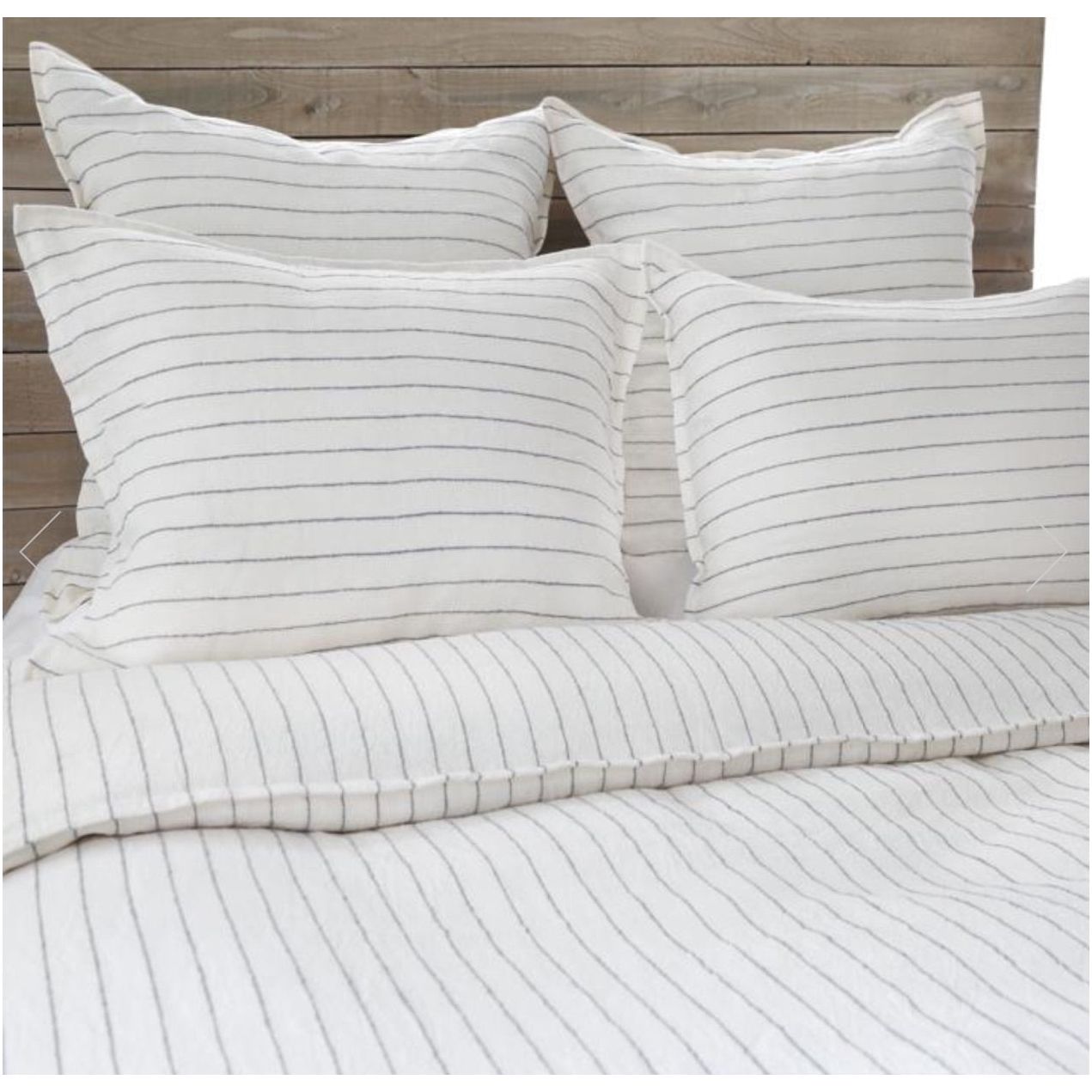Blake Duvet Collection Cream/Gray - Amethyst Home
