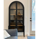 Featuring Tolle Cabinet - Drifted Matte Black by Four Hands at Amethyst Home. The original and signature two tone solid oak cabinet! Carefully crafted on stiletto legs, our clients enjoy its stunning wood grain look.
Overall Dimensions: 38"W x 19"L x 84"HColors: Antique Brass, Drifted Black, Drifted Oak SolidMaterials: Iron, Solid OakWeight: 185.3 lbVolume:. Amethyst Home provides interior design, new home construction design consulting, vintage area rugs, and lighting in the Nashville metro area.