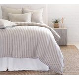 Blake Duvet Collection Flax/Midnight - Amethyst Home