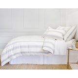 Jackson Duvet Collection Cream/Gray - Amethyst Home
