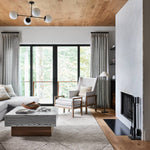 Featuring Alpine Ammil Hand-Knotted Rug by Jaipur Living at Amethyst Home. Inspired by textiles from the Tullu region in Morocco, the Alpine Ammil rug brings texture and versatility to both global and modern spaces. Crafted of natural wool, the hand-knotted Alpine Ammil rug features a plush, ridged feel and an asymmetrical trellis design in cream and blac.  Amethyst Home provides interior design, new home construction design consulting, vintage area rugs, and lighting in the Alpharetta metro area.