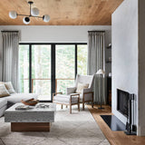 Featuring Alpine Ammil Hand-Knotted Rug by Jaipur Living at Amethyst Home. Inspired by textiles from the Tullu region in Morocco, the Alpine Ammil rug brings texture and versatility to both global and modern spaces. Crafted of natural wool, the hand-knotted Alpine Ammil rug features a plush, ridged feel and an asymmetrical trellis design in cream and blac.  Amethyst Home provides interior design, new home construction design consulting, vintage area rugs, and lighting in the Alpharetta metro area.