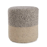 Featuring Folke Micco Volcanic Pouf by Jaipur Living at Amethyst Home. Cozy and stylish in the same moment, the Folke Micco Volcanic Pouf boasts the soft and inviting texture of the on-trend shearling look. Crafted of wool, the cylinder Micco pouf showcases boucle details and a color-blocked design. The heathered gray and cream colorway offers a perfectly .  Amethyst Home provides interior design, new home construction design consulting, vintage area rugs, and lighting in the Charlotte metro area.