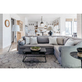 Featuring Kai Smoke/Bungee Cord Hand-Knotted Rug by Jaipur Living at Amethyst Home. When a traditional design motif is modernized and imbued with sophisticated shades of Smoke and Bungee Cord for a gently aged look, the result can only be called vintage chic. Here, Modify from the new Kai Collection is hand-knotted in 100 percent wool for exceptional quali.  Amethyst Home provides interior design, new home construction design consulting, vintage area rugs, and lighting in the Calabasas metro area.