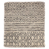 Featuring Rize Neema Hand-Knotted Rug by Jaipur Living at Amethyst Home. The Rize Neema Area Rugs offers intricate and delicately designed global patterns to the modern home. Small-scale geometric motifs create a captivating banded design on the artistically distressed Neema area rug. In a light neutral colorway of white and gray, this durable hand-kn.  Amethyst Home provides interior design, new home construction design consulting, vintage area rugs, and lighting in the Salt Lake City metro area.