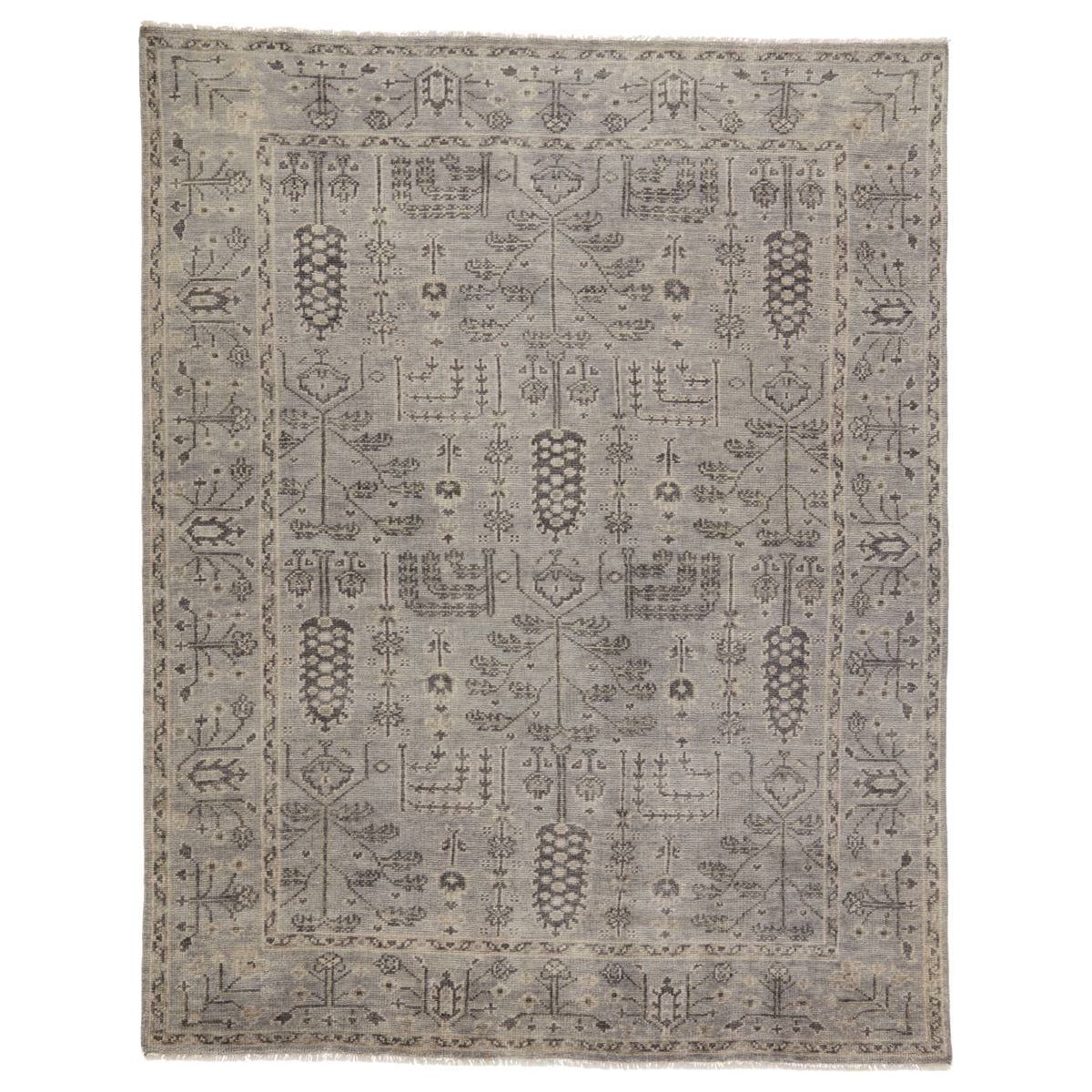 Featuring Salinas Ginerva Hand-Knotted Rug by Jaipur Living at Amethyst Home. The Salinas collection is punctuated by traditional, intricate details and a soft, hand-knotted wool construction. The neutral Ginerva area rug makes a transitional statement with tonal gray hues and vintage motifs. This durable, artisan-made area rug boasts a distressed look for an .  Amethyst Home provides interior design, new home construction design consulting, vintage area rugs, and lighting in the Miami metro area.