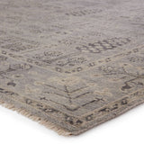 Featuring Salinas Ginerva Hand-Knotted Rug by Jaipur Living at Amethyst Home. The Salinas collection is punctuated by traditional, intricate details and a soft, hand-knotted wool construction. The neutral Ginerva area rug makes a transitional statement with tonal gray hues and vintage motifs. This durable, artisan-made area rug boasts a distressed look for .  Amethyst Home provides interior design, new home construction design consulting, vintage area rugs, and lighting in the Monterey metro area.