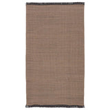 Featuring Sonder Savvy Rug by Jaipur Living at Amethyst Home. The performance-driven Sonder Savvy Area Rug offers a solid, basic design with natural-inspired texture that works for both indoor and outdoor spaces. The handwoven Savvy rug features deep, earthy tones of tan and black for the perfect neutral accent. This rug features a durable, easy-to-clean p.  Amethyst Home provides interior design, new home construction design consulting, vintage area rugs, and lighting in the Nashville metro area.