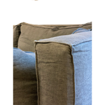 Bench-crafted with a sustainably harvested hardwood frame and 8-way hand-tied seat construction, the Lawrence Sofa Family by Verellen offers unique style and uncompromising comfort.  Standard features include:  soy based poly/down wrap boxed loose seat cushion boxed back and arm pillows