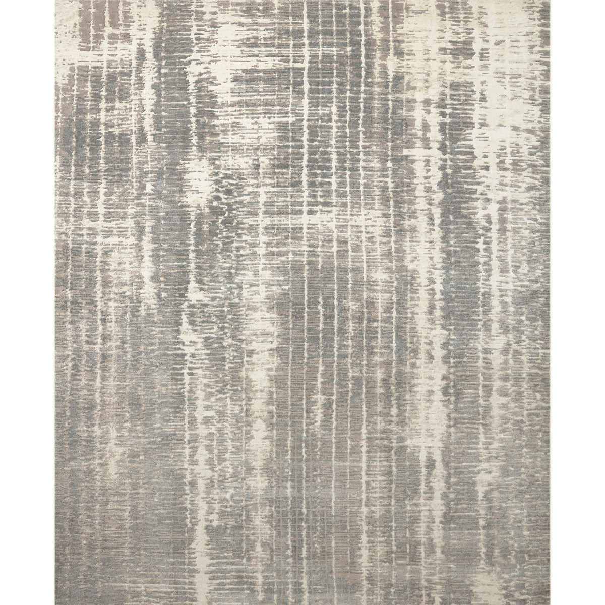 Atlas Ivory / Pewter Hand-Knotted Rug