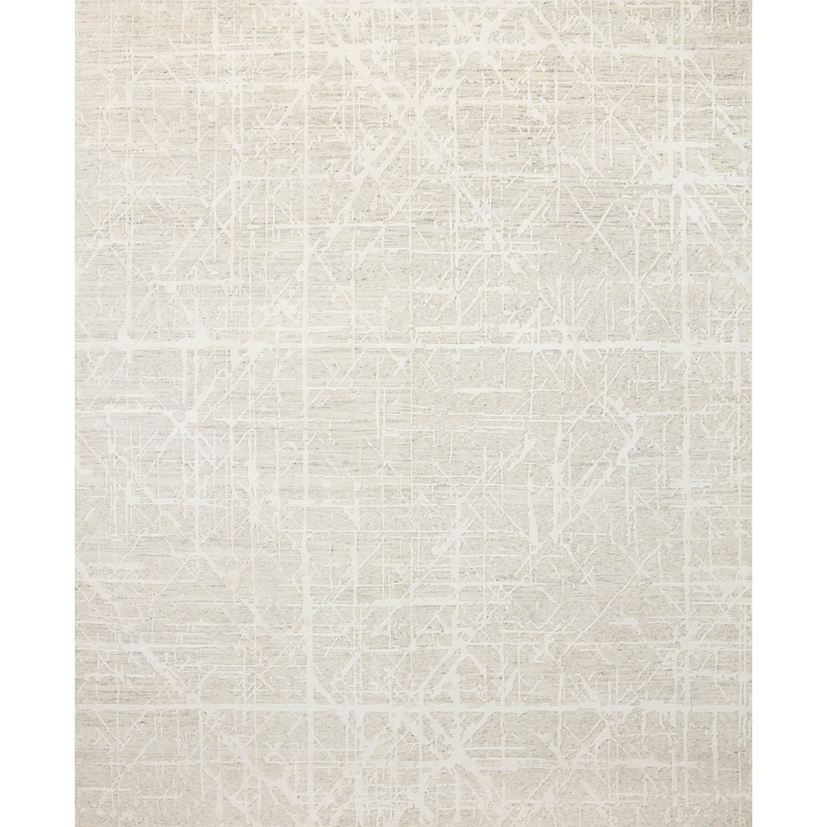 Atlas Bone / Silver Hand-Knotted Rug
