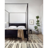 Featuring Bennett Ivory / Charcoal Hand-Knotted Rug by Loloi at Amethyst Home. Dimensional yet soft, the Bennett Ivory / Charcoal Area Rug is hand-knotted of wool, viscose and polyester in India. Featuring a new carve like high-low pile, Bennett has an ivory base with abstract tonal designs. Plus, it's plush underfoot -- a great choice for your office,.  Amethyst Home provides interior design, new home construction design consulting, vintage area rugs, and lighting in the Newport Beach metro area.