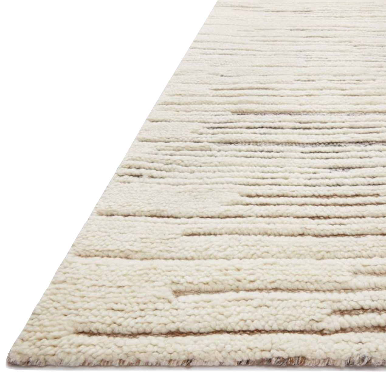 Featuring Bennett Ivory / Pebble Hand-Knotted Rug by Loloi at Amethyst Home. Dimensional yet soft, the Bennett Ivory / Pebble Area Rug is hand-knotted of wool, viscose and polyester in India. Featuring a new carve like high-low pile, Bennett has an ivory base with abstract tonal designs. Plus, it's plush underfoot-- a great choice for your office, bedroom, o.  Amethyst Home provides interior design, new home construction design consulting, vintage area rugs, and lighting in the Seattle metro area.