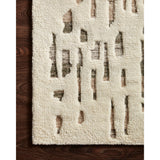 Featuring Bennett Ivory / Forest Hand-Knotted Rug by Loloi at Amethyst Home. Dimensional yet soft, the Bennett Ivory / Forest Area Rug is hand-knotted of wool, viscose and polyester in India. Featuring a new carve like high-low pile, Bennett has an ivory base with abstract tonal designs. Plus, it's plush underfoot-- a great choice for your office, bedroom,.  Amethyst Home provides interior design, new home construction design consulting, vintage area rugs, and lighting in the Charlotte metro area.