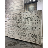 Featuring Bennett Ivory / Forest Hand-Knotted Rug by Loloi at Amethyst Home. Dimensional yet soft, the Bennett Ivory / Forest Area Rug is hand-knotted of wool, viscose and polyester in India. Featuring a new carve like high-low pile, Bennett has an ivory base with abstract tonal designs. Plus, it's plush underfoot-- a great choice for your office, bedroom, .  Amethyst Home provides interior design, new home construction design consulting, vintage area rugs, and lighting in the Portland metro area.