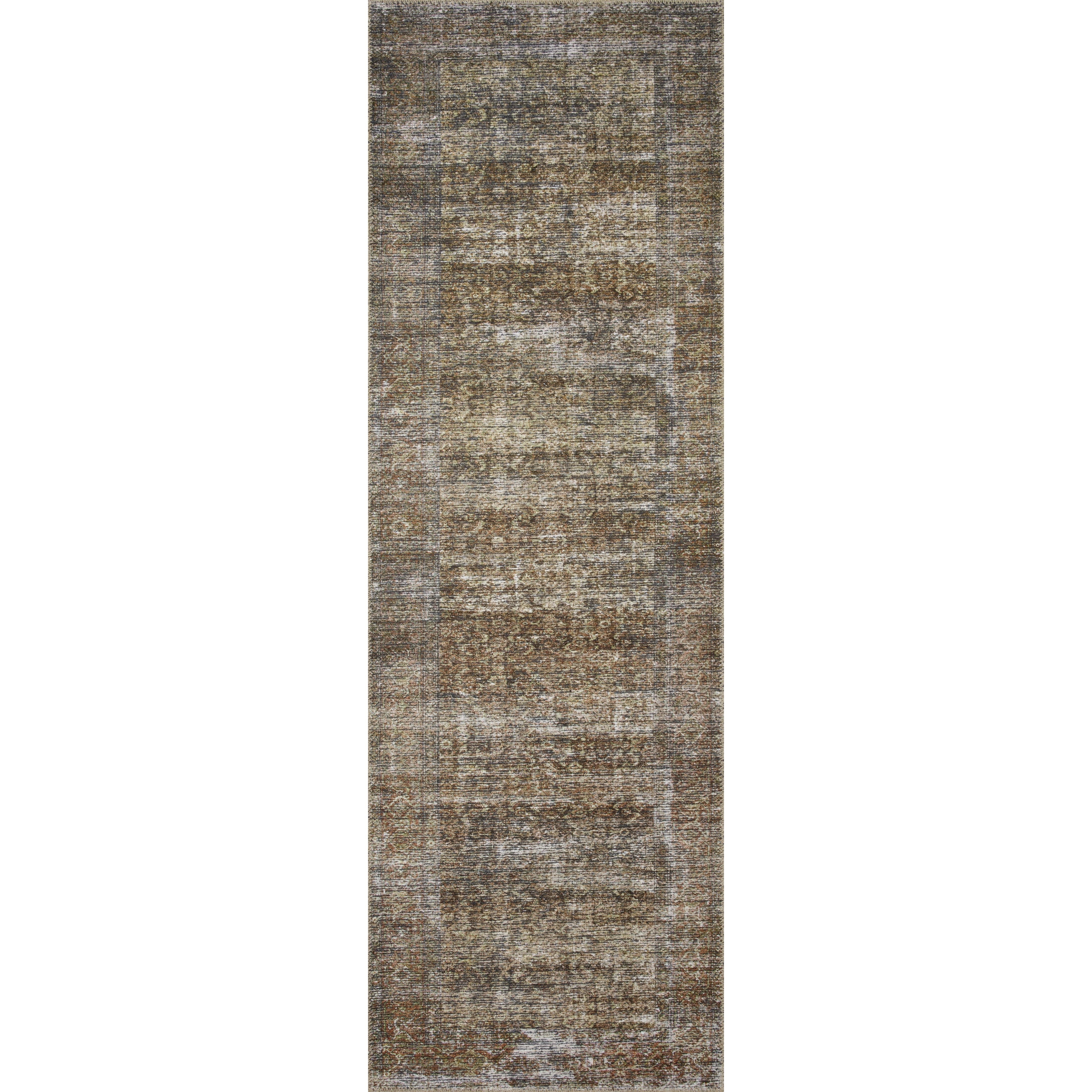 Featuring Billie Amber Lewis x Loloi Tobacco Rust Rug by Loloi at Amethyst Home. Touting richly saturated colors and a distressed pattern, the Billie Collection captures the look of a well-worn antique rug at a remarkable value. Reminiscent of one-of-a-kind rugs, this Amber Lewis x Loloi collection features random variations in color that render no two pieces .  Amethyst Home provides interior design, new home construction design consulting, vintage area rugs, and lighting in the Miami metro area.
