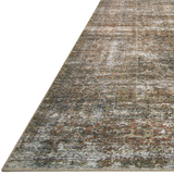 Featuring Billie Amber Lewis x Loloi Tobacco Rust Rug by Loloi at Amethyst Home. Touting richly saturated colors and a distressed pattern, the Billie Collection captures the look of a well-worn antique rug at a remarkable value. Reminiscent of one-of-a-kind rugs, this Amber Lewis x Loloi collection features random variations in color that render no two pi.  Amethyst Home provides interior design, new home construction design consulting, vintage area rugs, and lighting in the Washington metro area.